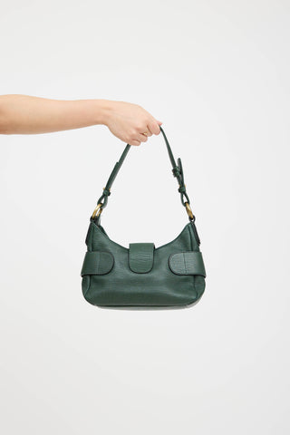 Leather Logo Shoulder Bag