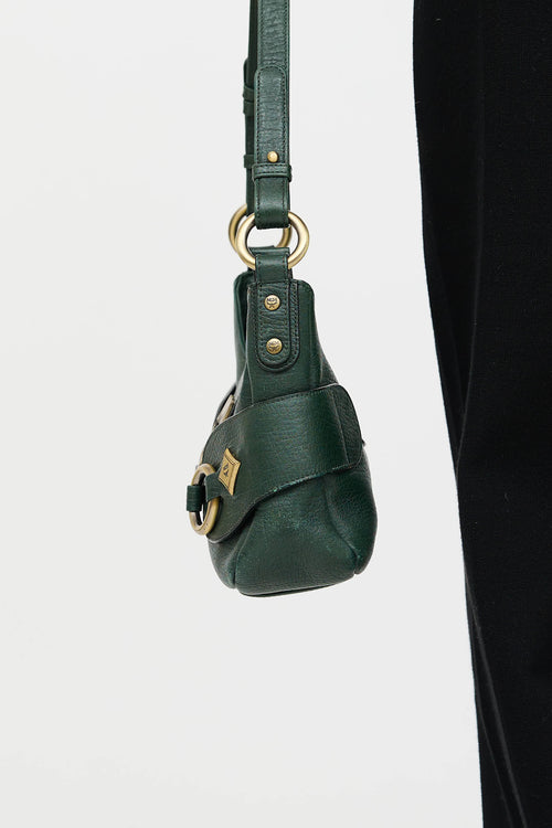 Leather Logo Shoulder Bag