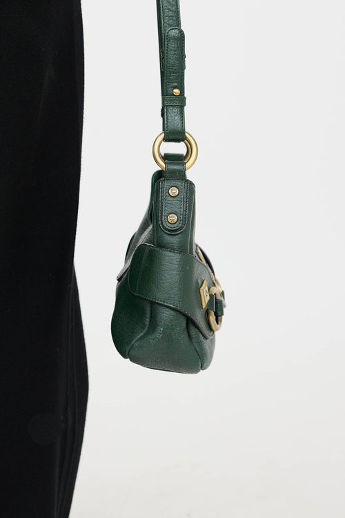 Leather Logo Shoulder Bag
