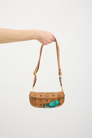 MCM Leather Haru, Henry, Kaiser Belt Bag