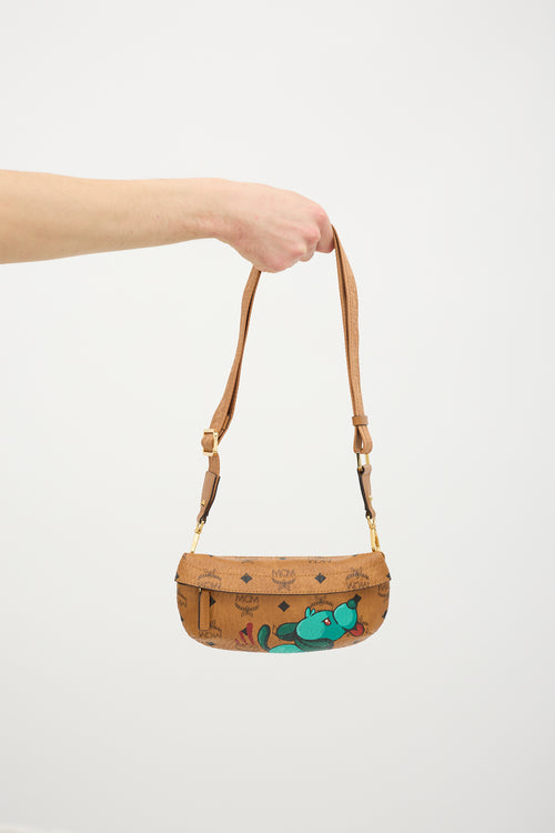 MCM Leather Haru, Henry, Kaiser Belt Bag