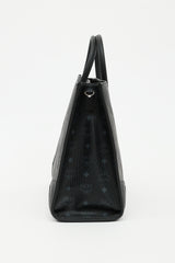MCM Leather Monogram Large München Tote
