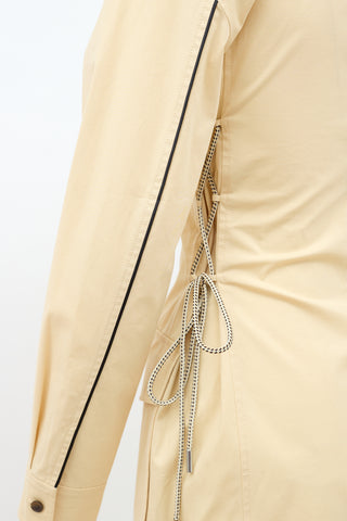 MCM Long Sleeve Shirt Dress