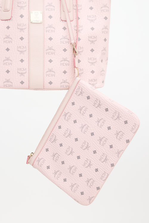 MCM Visetos Medium Liz Shopper Bag