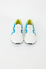 MCM White & Multicolour Visetos Leather Skystream Sneaker