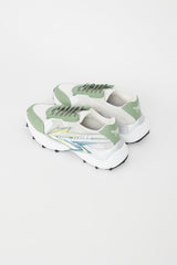 MCM White & Multicolour Leather Skystream Sneaker