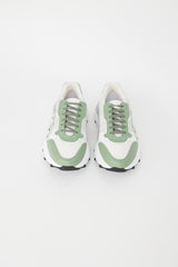MCM White & Multicolour Leather Skystream Sneaker
