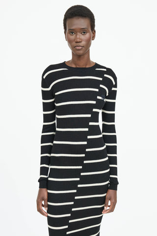 McQ Knit Striped Dress