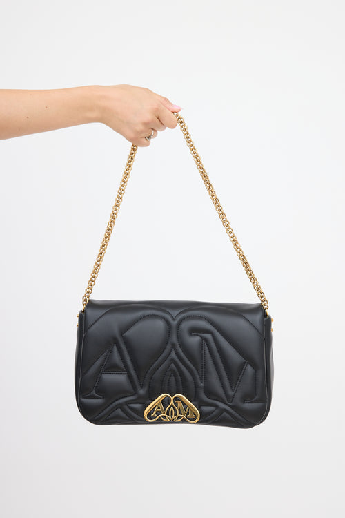 Alexander McQueen Leather Seal Shoulder Bag