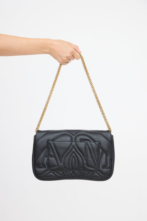 Alexander McQueen Leather Seal Shoulder Bag