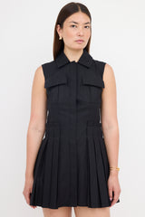 Alexander McQueen Pleated Mini Dress