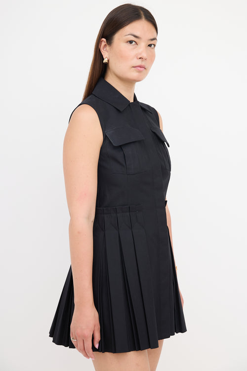 Alexander McQueen Pleated Mini Dress