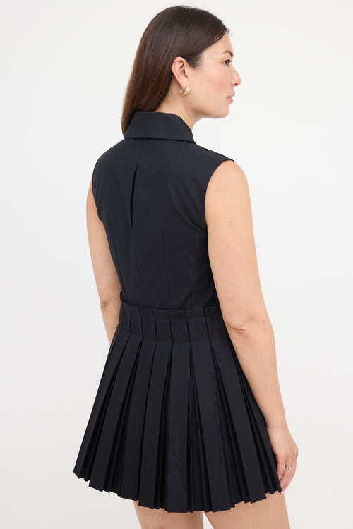 Alexander McQueen Pleated Mini Dress