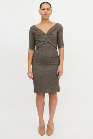 McQueen FW 2005 Wool Sheath Dress