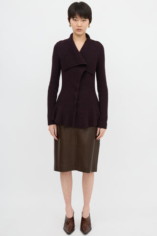 McQueen Godet Cardigan