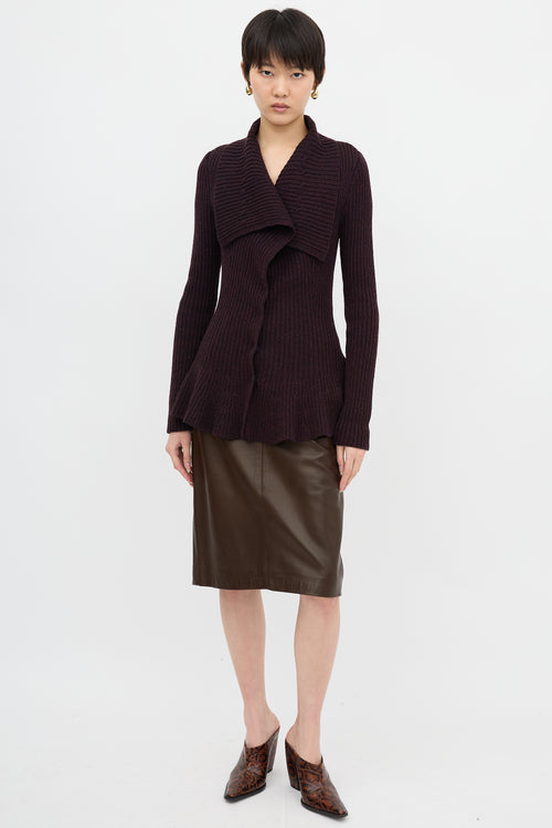 McQueen Godet Cardigan