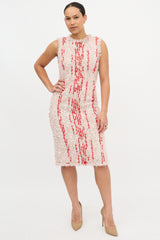 McQueen Frayed Tweed Dress