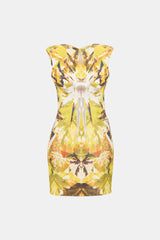 Alexander McQueen SS 2009 Crystal Printed Dress