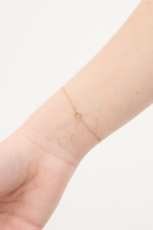 Mejuri Gold & Diamond Pavé Bold Bar Bracelet