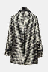 Me+Em Tweed Houndstooth Coat