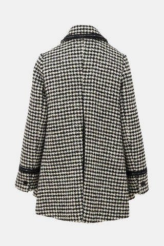 Me+Em Tweed Houndstooth Coat