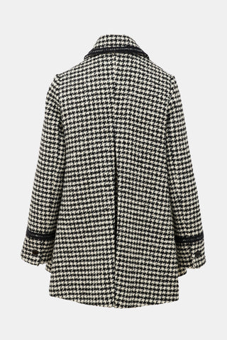Me+Em Tweed Houndstooth Coat