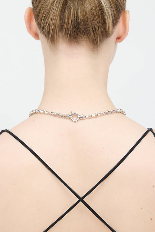 Michael Hill Steling Silver Belcher Chain Necklace