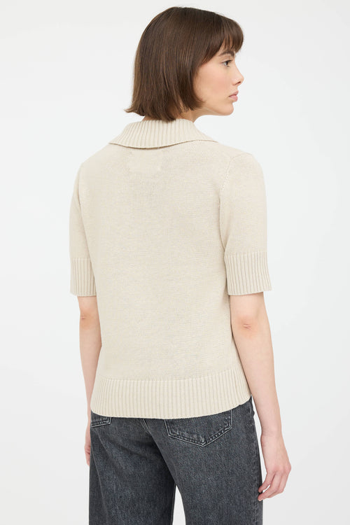 Margaret Howell Knit Polo Top