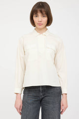 Margaret Howell Poplin Three Quarter Top