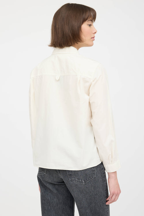 Margaret Howell Poplin Three Quarter Top