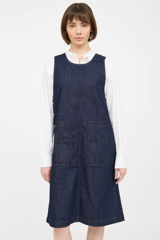 Margaret Howell Denim Two Pocket Dress