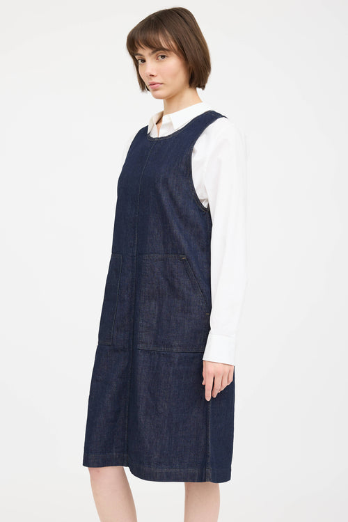 Margaret Howell Denim Two Pocket Dress
