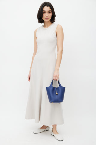 Hermès 2022 Bleu Saphir Picotin Lock 18 Bag