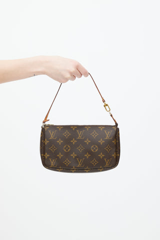 Louis Vuitton Brown Monogram Pochette Bag