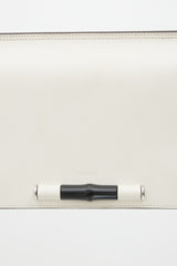 Gucci Beige Leather Lady Bamboo Shoulder Bag