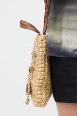 Miu Miu Raffia & Crystal Bag