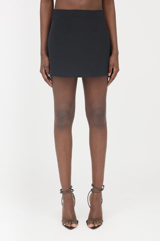 Mirror Palais Silk Mini Skirt