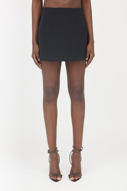 Mirror Palais Silk Mini Skirt