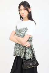 MISBHV Black Leather Fetish Shoulder Bag