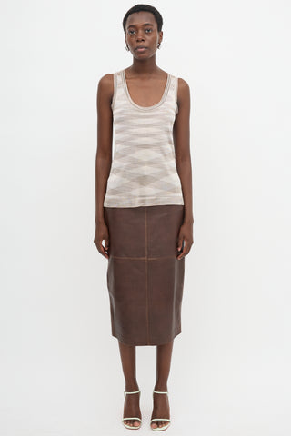 Missoni Stripe Sleeveless Top