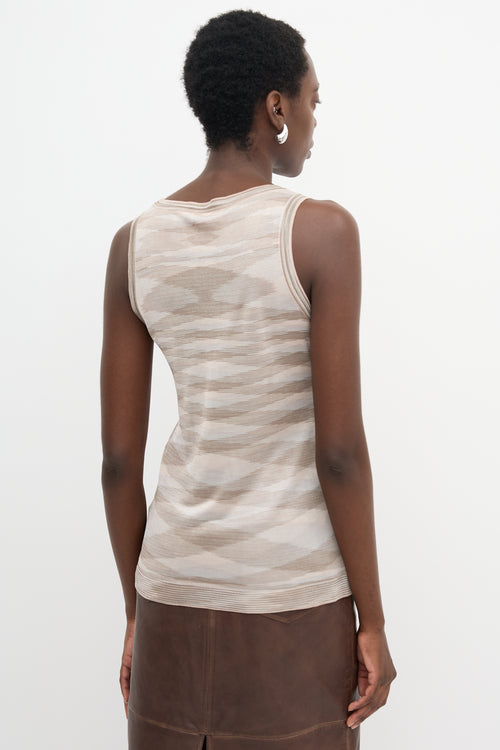 Missoni Stripe Sleeveless Top