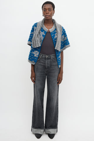 Missoni Woven Short Sleeve Cardigan