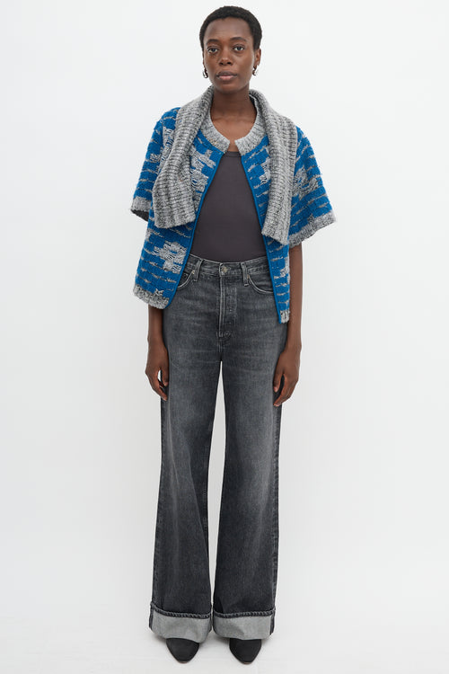 Missoni Woven Short Sleeve Cardigan