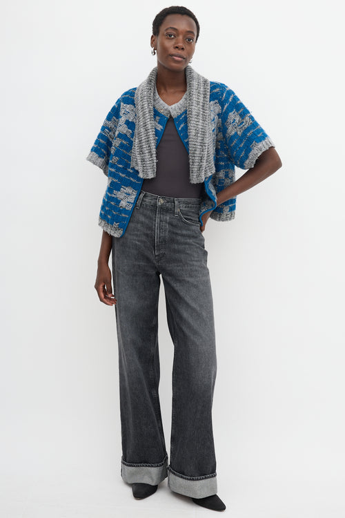 Missoni Woven Short Sleeve Cardigan