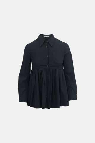 Miu Miu 2008 Peplum Shirt