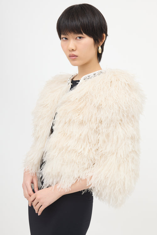 Miu Miu 2017 Feather Jacket