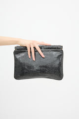 Miu Miu Leather Embossed Clutch
