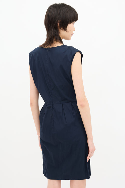 Miu Miu Pleated Bow Dress