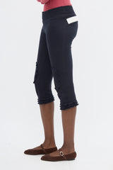 Miu Miu Ruffle Capri Trouser