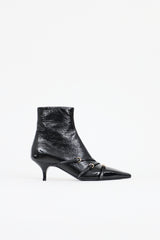 Prada Patent Leather Buckle Boot